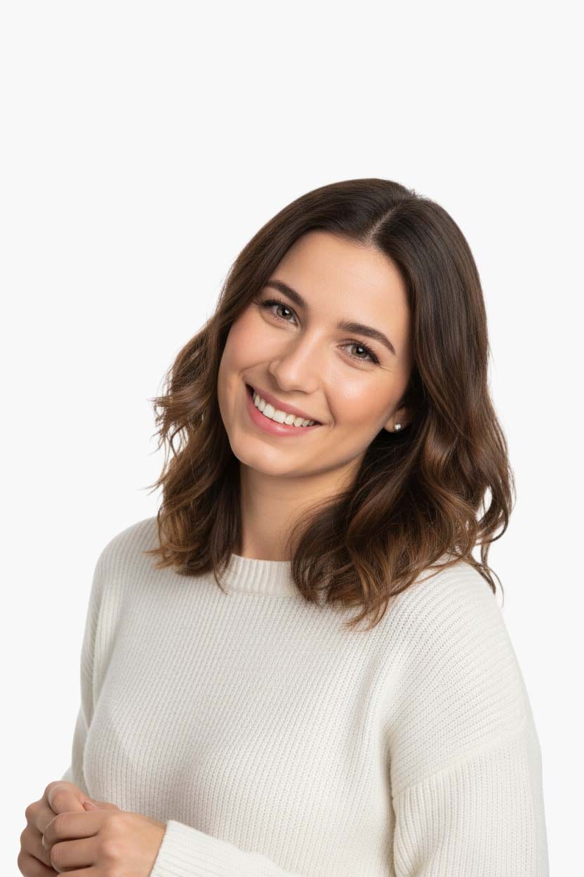 Jolie femme souriante