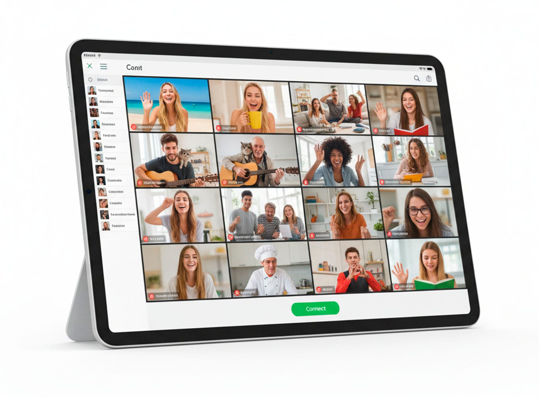 Aplicación de videochat para una comunicación real