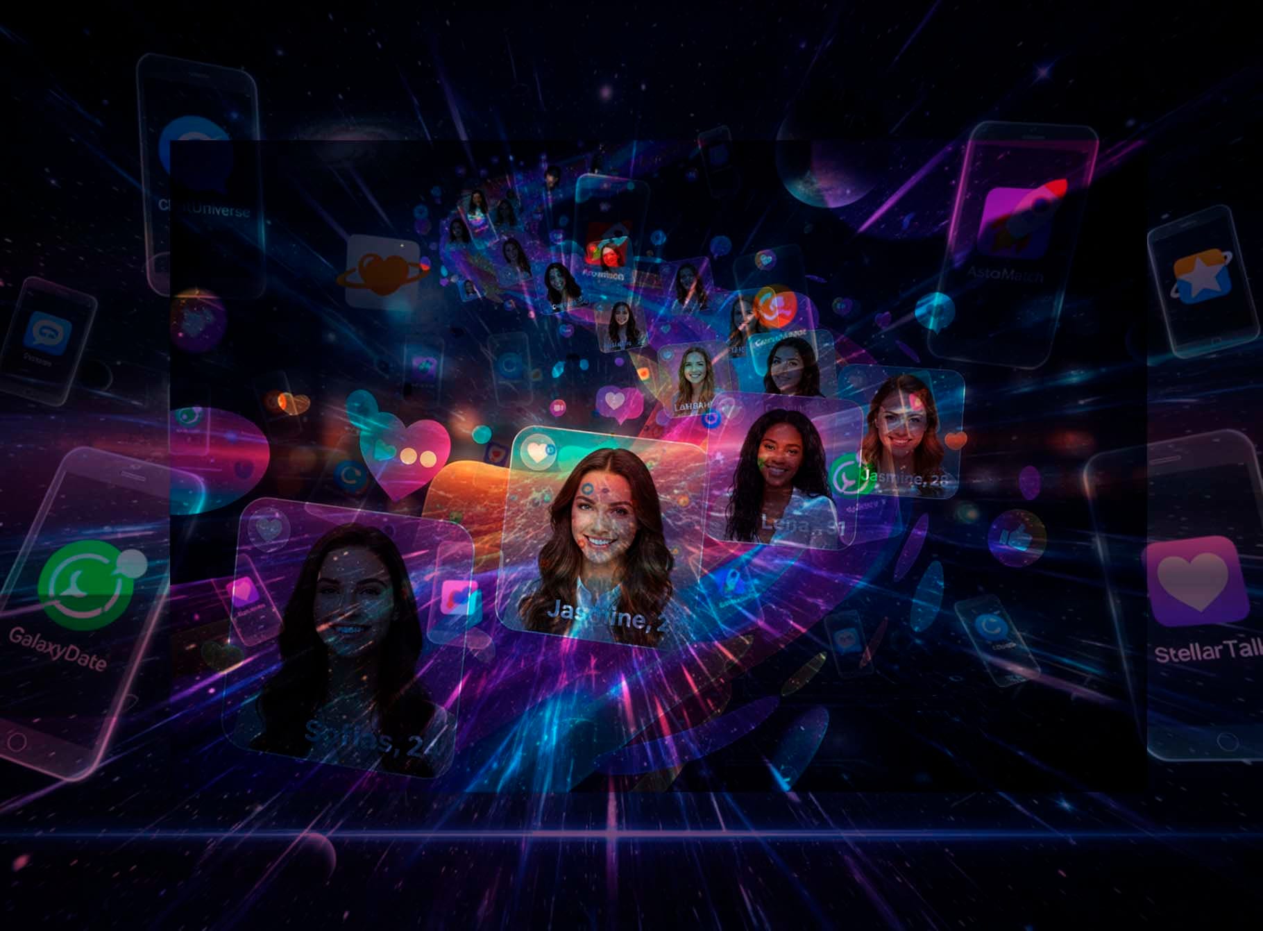 다양한 여성들과의 랜덤 채팅