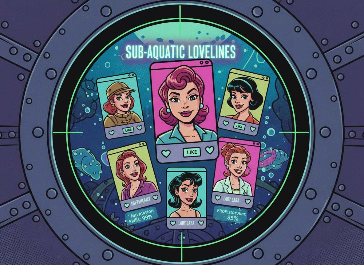 Profili žensk v vodnem slogu